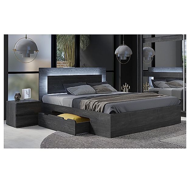 Lomadox Schlafzimmer-Set TORTONA-166, (Spar-Set, 3-tlg., Bettgestell Nachtt günstig online kaufen