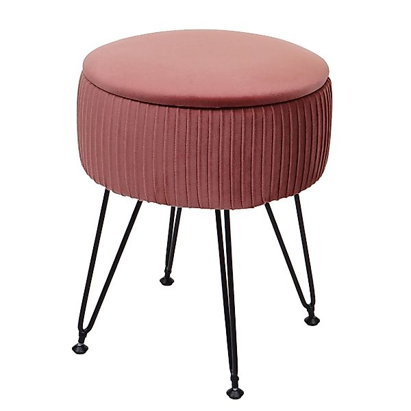 MCW Sitzhocker K47 Rosa Gestell Schwarz günstig online kaufen