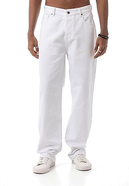 RedBridge Loose-fit-Jeans in Weiß - 5-Pocket-Style, hoher Tragekomfort, zei günstig online kaufen