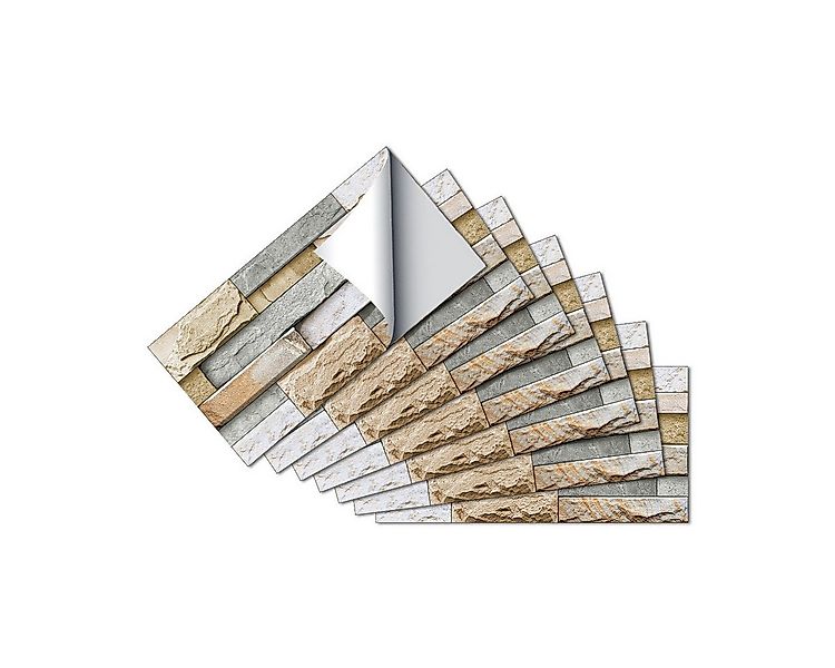 Coonoor Fliesenaufkleber Keramikfliesen Metro Fliesen Selbstklebend fliesen günstig online kaufen