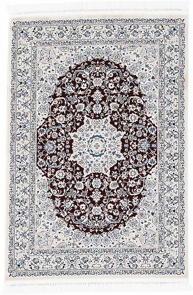 carpetfine Teppich »Nain Diane«, rechteckig, 8 mm Höhe, Kurzflor mit Franse günstig online kaufen