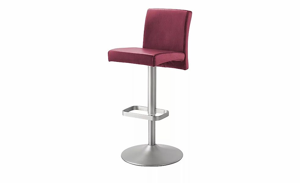Barhocker  MyTina ¦ rot ¦ Maße (cm): B: 44 T: 38.0 Polstermöbel > Hocker > günstig online kaufen