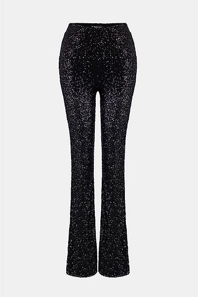 No Matter What Chinohose Schwarze Glitzer Stretch-Hose günstig online kaufen