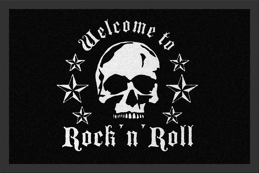 Fußmatte Fußmatte - Skull - Rock & Roll günstig online kaufen