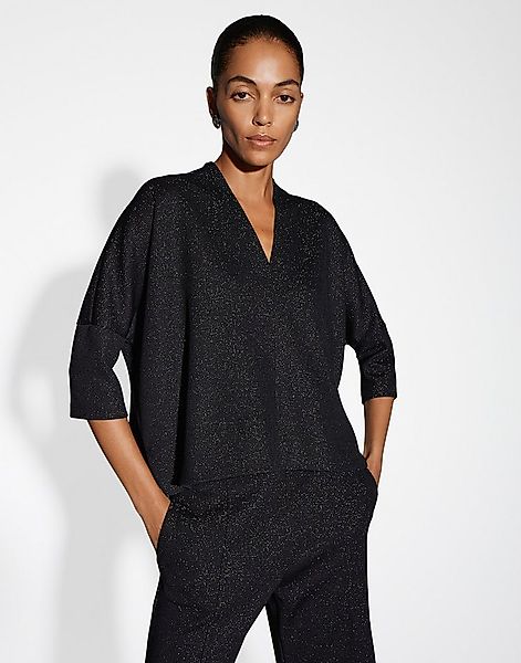 someday Sweatshirt USHIMMER Loose Sweatshirt mit Glanz Effekt günstig online kaufen