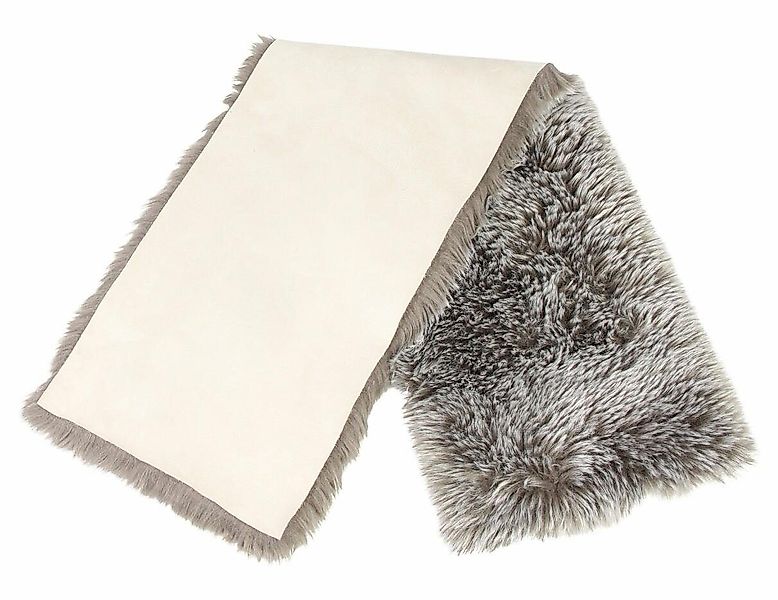 Home-trends24.de Tischläufer Tischläufer Kunstfell Braun Beige Mitteldecke günstig online kaufen