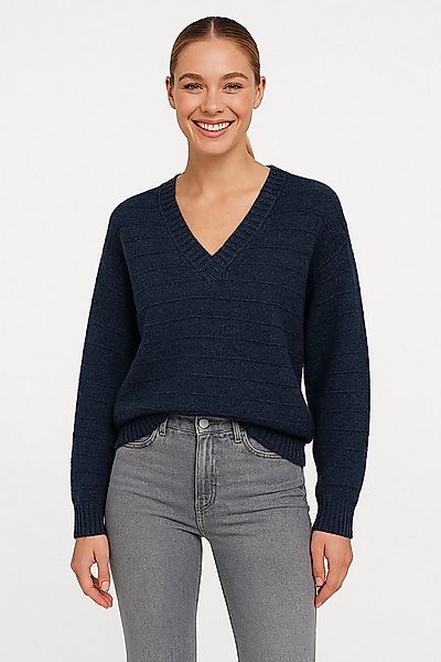 Vero Moda Strickpullover VMBOOM STRUCTURE LS V-NECK PULLOVER BOO günstig online kaufen