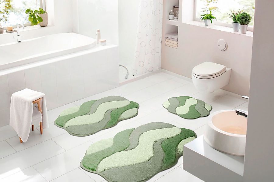 Grund Badematte »Carmen« Höhe 24 mm fußbodenheizungsgeeignet   schnell troc günstig online kaufen