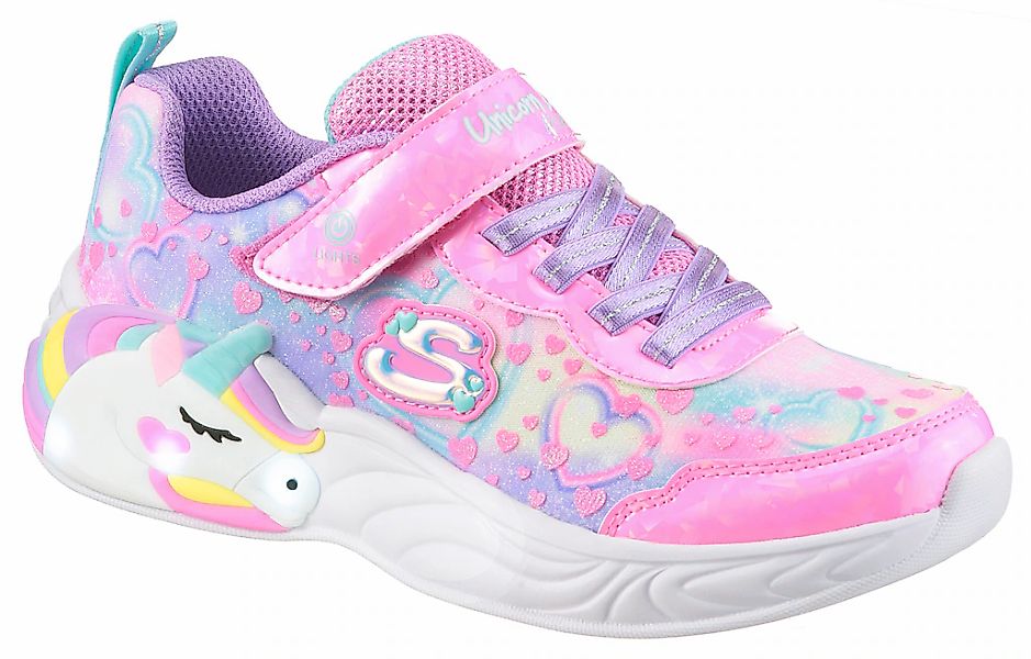 Skechers Sneaker "UNICORN DREAMS" Klettschuh mit Einhorn, Größenschablone z günstig online kaufen