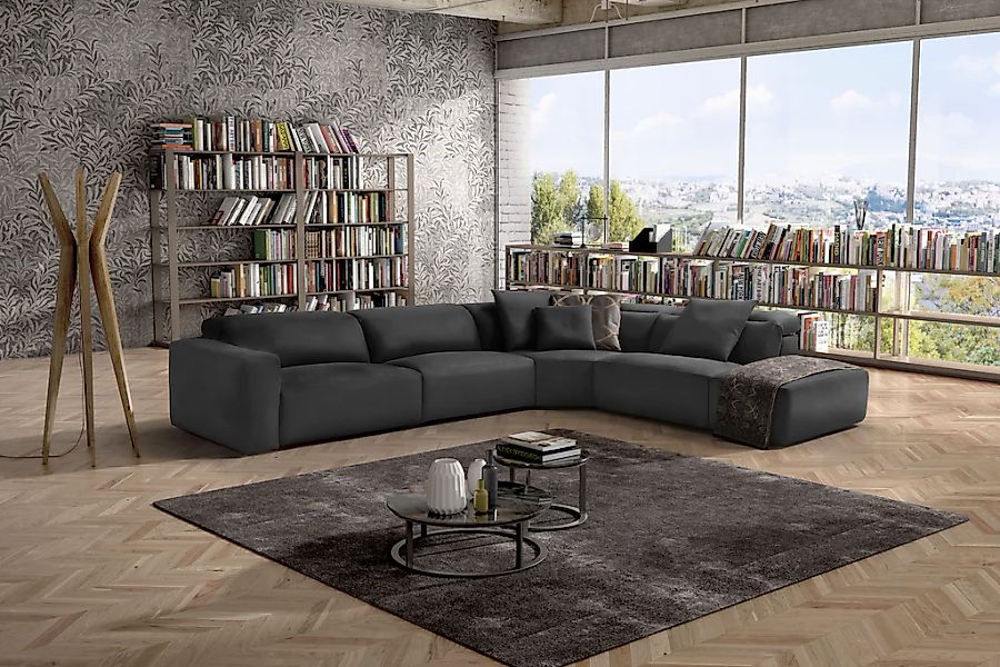 Egoitaliano Ecksofa "Beverly, extravangantes Designsofa mit erstklassigem S günstig online kaufen