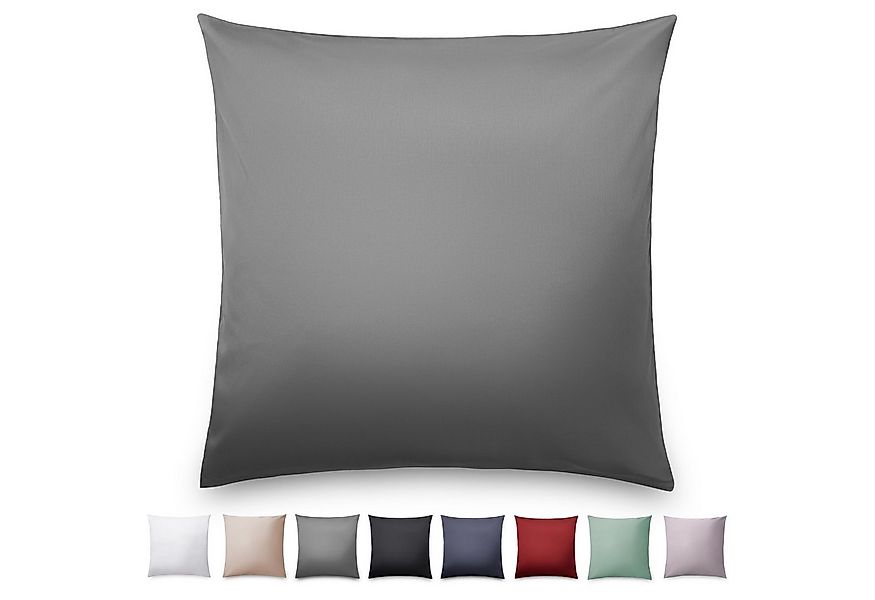 Blumtal Kissenbezüge Premium Mako Satin Kissenbezug, superweich aus 100% Ba günstig online kaufen