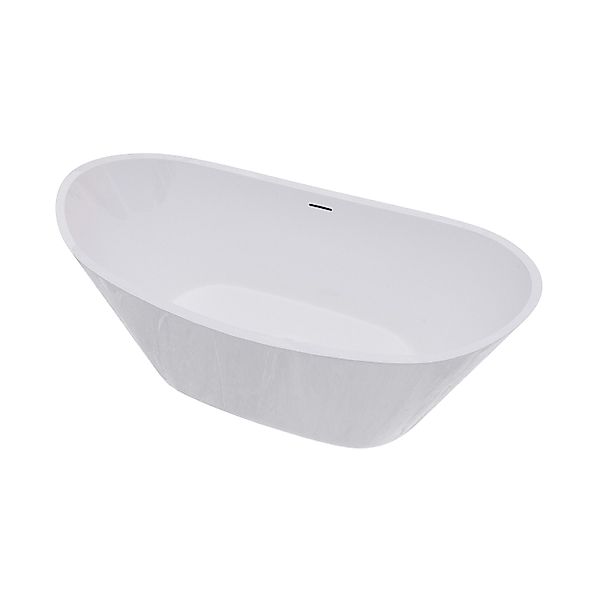 AICA Freistehende Badewanne 150x72cm Oval Acrylwannen inkl.Ab-/Überlauf.Vor günstig online kaufen