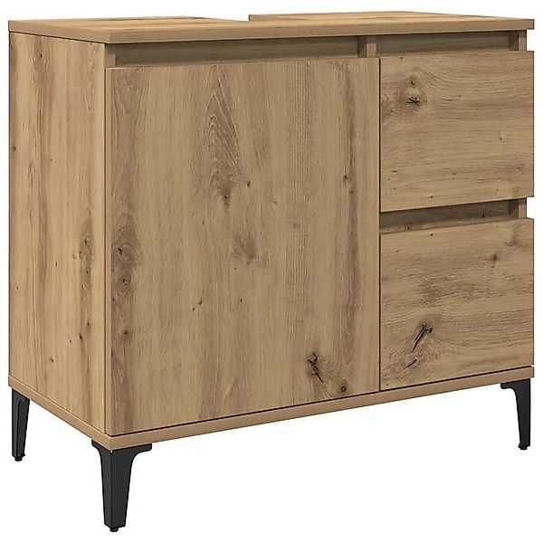 vidaXL Waschbeckenunterschrank Artisan-Eiche 65x33x60 cm Holzwerkstoff 8571 günstig online kaufen