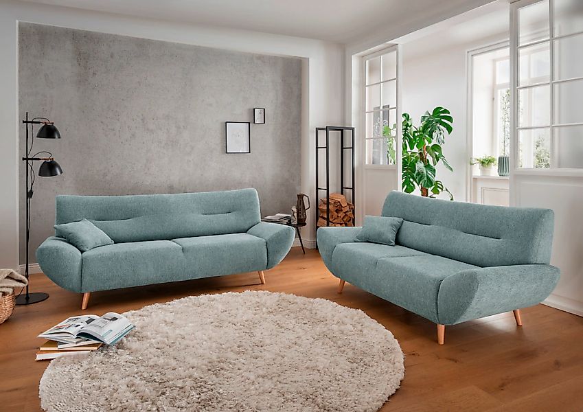 Home affaire Polstergarnitur "Drago, modern und zeitlos, aktuelle Formenspr günstig online kaufen