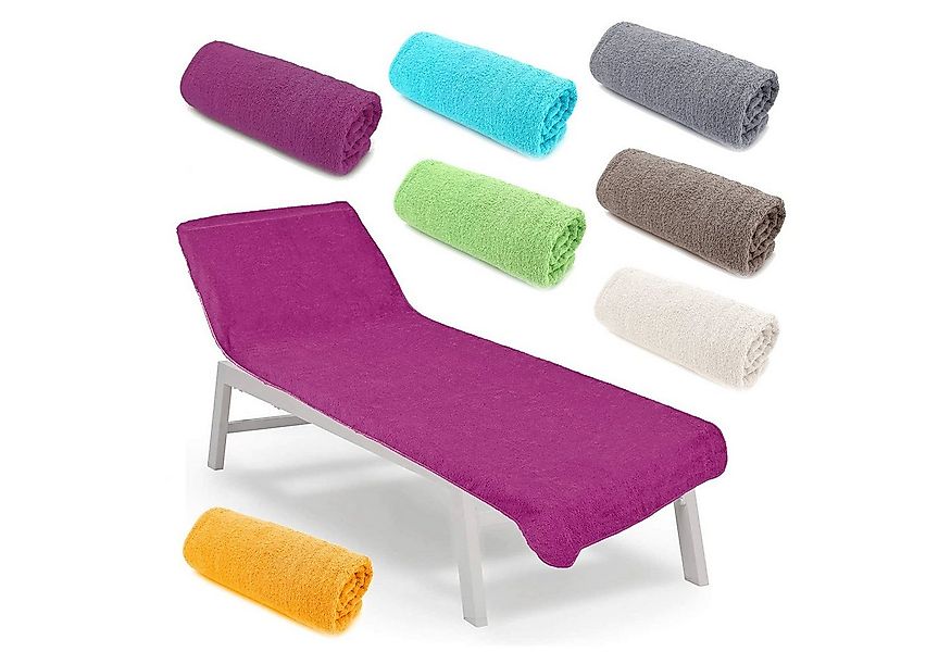 heimtexland Liegenauflage Liegestuhl Schonbezug Frottee Liegestuhlauflage, günstig online kaufen