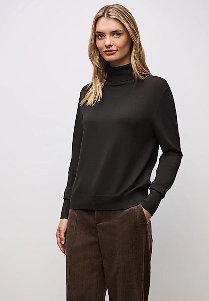 STREET ONE Rollkragenpullover mit Strick-Struktur günstig online kaufen
