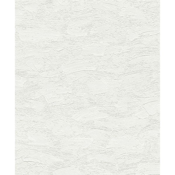 Rasch Vliestapete Wallton 102611 Putzstruktur Weiß 10,05 m x 0,53 m günstig online kaufen