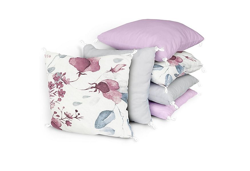 Amilian Bettnestchen 210 cm (6 Polster ca. 35 x 35 cm) Bettumrandung - Umra günstig online kaufen