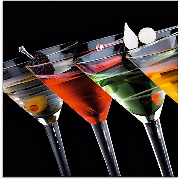 Artland Glasbild »Klassische Martini - Cocktail«, Getränke, (1 St.) günstig online kaufen