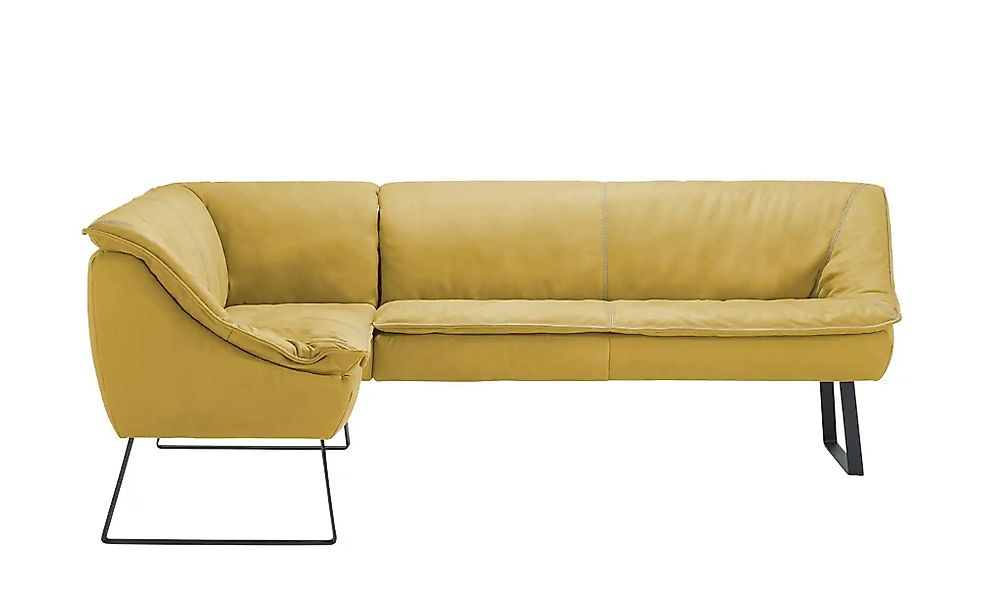 KOINOR Eckbank Leder Alino ¦ gelb ¦ Maße (cm): B: 283 H: 89 T: 192.0 Bänke günstig online kaufen