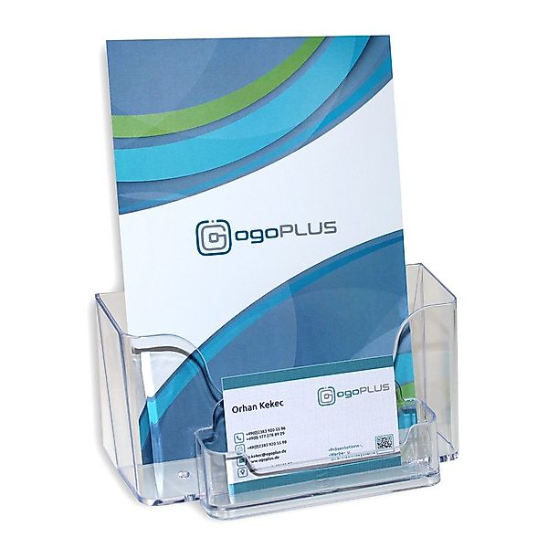 ogoPLUS Zeitungsständer DIN A5 Prospekthalter mit günstig online kaufen