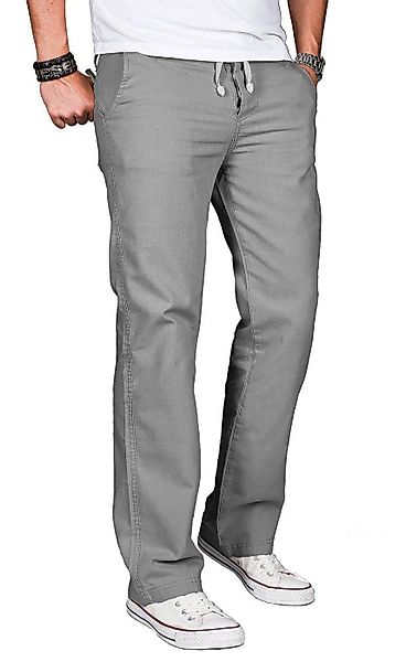 Alessandro Salvarini Straight-Jeans Herren Sommer, Leinen günstig online kaufen