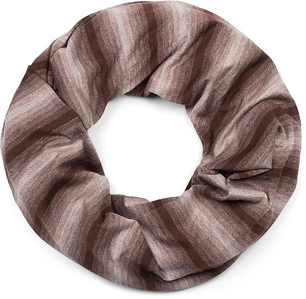 styleBREAKER Loop Loop Schal mit Streifen günstig online kaufen