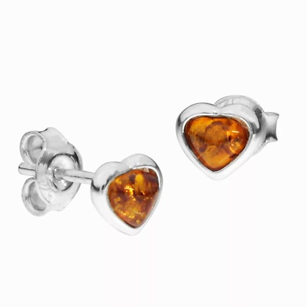 OSTSEE-SCHMUCK Paar Ohrstecker Ostsee-Schmuck Ohrstecker Miniherz günstig online kaufen