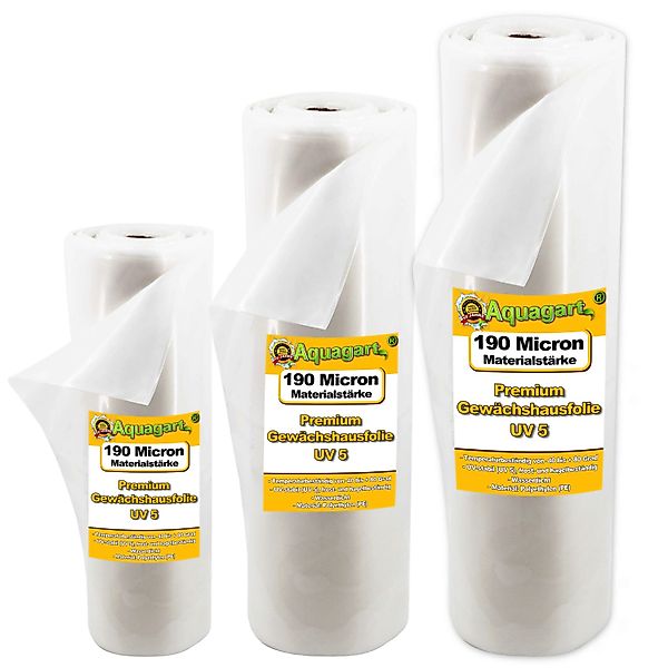 Aquagart Gitterfolie 2m Gartenfolie Gewächshausfolie UV 5 Frühbeetfolie 4m günstig online kaufen