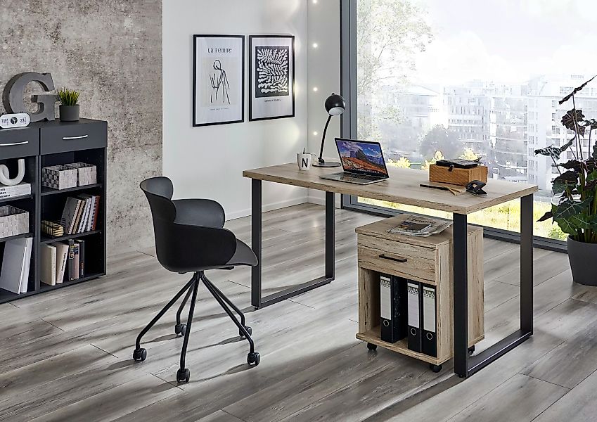 Wimex Schreibtisch "Home Desk", Mit Metallkufen, in 3 Breiten günstig online kaufen