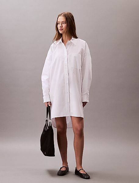 Calvin Klein Jeans Hemdblusenkleid Cotton Oversized günstig online kaufen