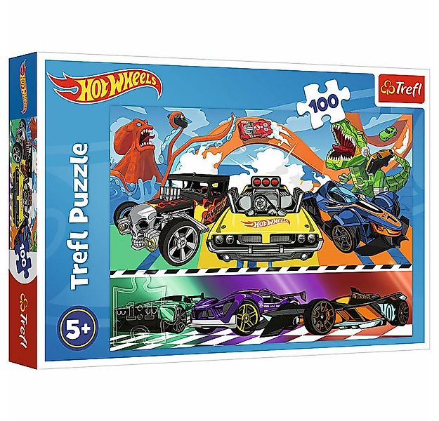 Trefl Puzzle Hot Wheel, 100 Puzzleteile günstig online kaufen