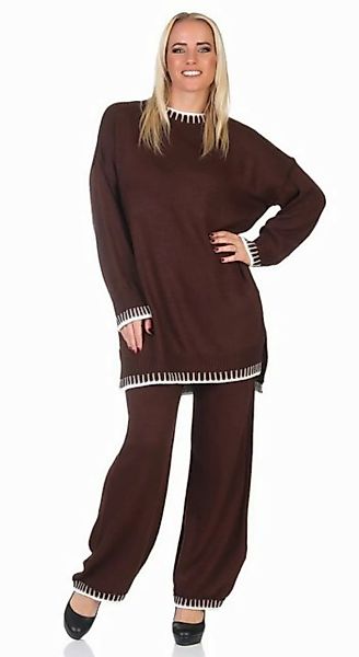 Mississhop Strickhose Strickanzug Strickset 2-teilig Hose Pullover M.382 (2 günstig online kaufen