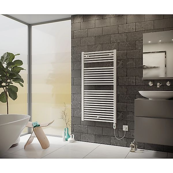 Ximax Handtuchheizkörper Tip Elektrisch Heizstab Typ 2 Weiß 169,1 x 60 cm 9 günstig online kaufen