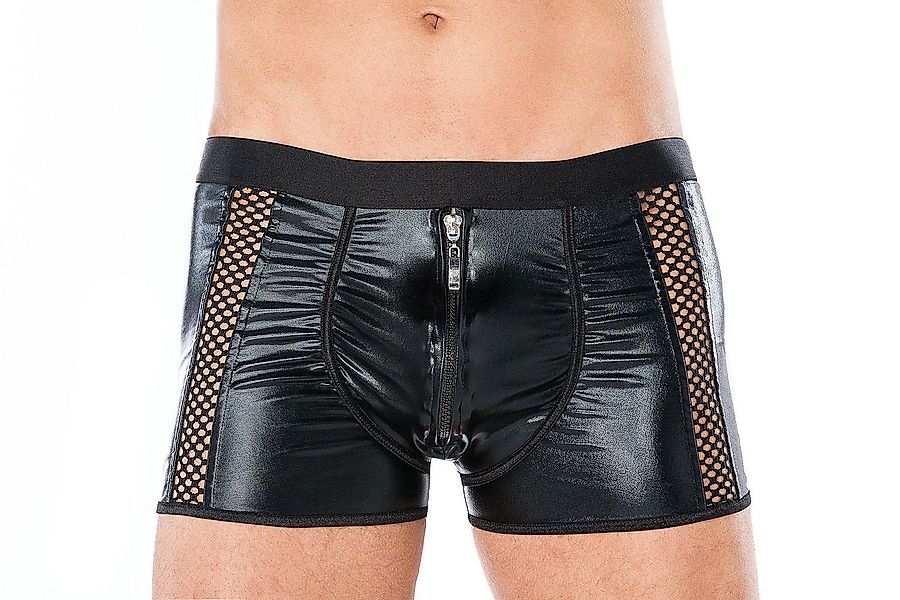 Andalea Boxershorts Wetlook-Boxershorts mit Reißverschluss Herrenslip günstig online kaufen