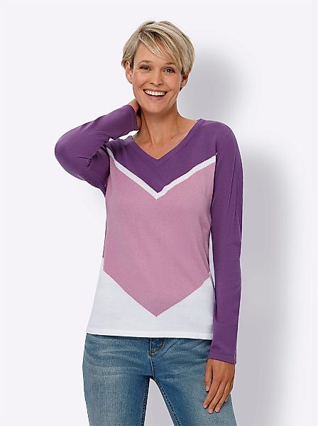 Sieh an! Strickpullover Langarm-Pullover günstig online kaufen