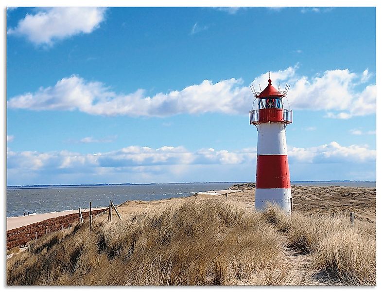 Artland Küchenrückwand "Leuchtturm Sylt", (1 tlg.), Alu Spritzschutz mit Kl günstig online kaufen
