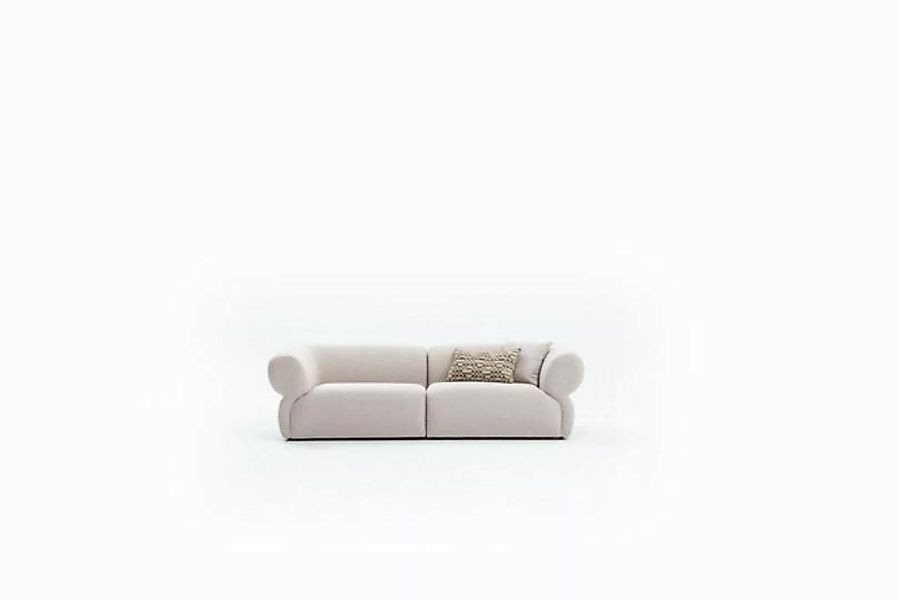 JVmoebel 3-Sitzer Beige Sofa Polster Möbel Dreisitzer 3 Sitzer Modern Desig günstig online kaufen