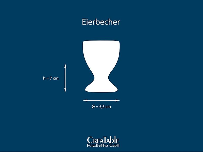 CreaTable Eierbecher »Nature Collection«, (Set, 6 tlg.), Eierhalter aus hoc günstig online kaufen