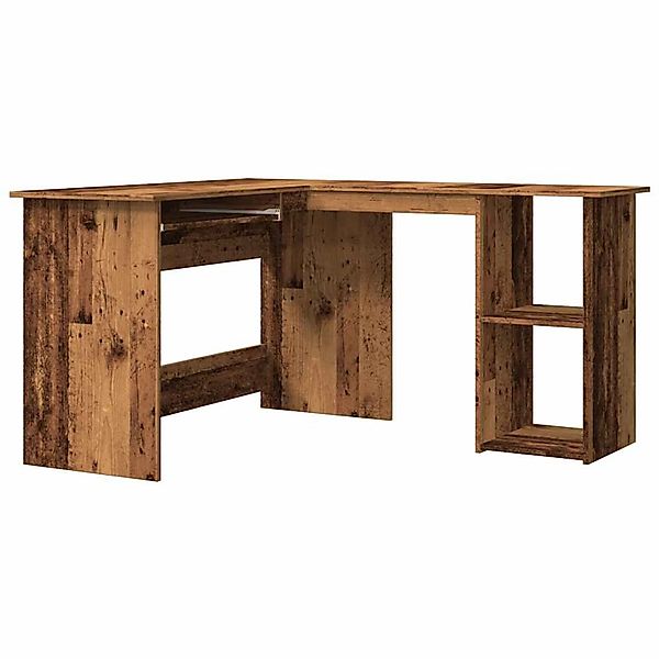vidaXL Eckschreibtisch Altholz-Optik 120x140x75 cm Holzwerkstoff 855900 günstig online kaufen