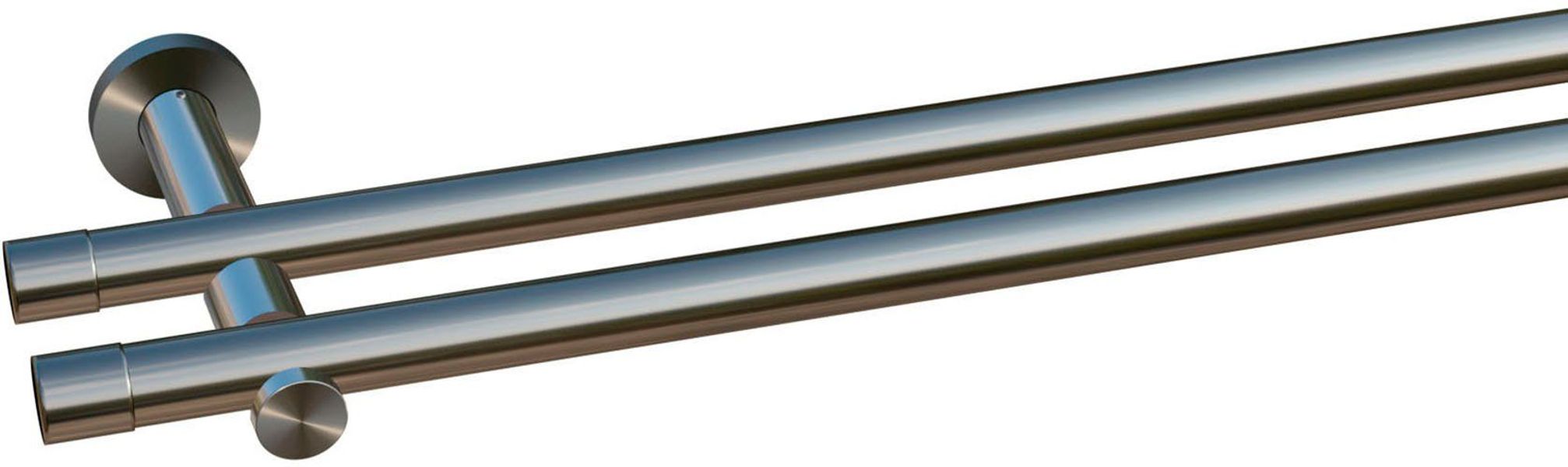 my home Gardinenstange "Tanbul" 2 läufig-läufig Fixmaß günstig online kaufen