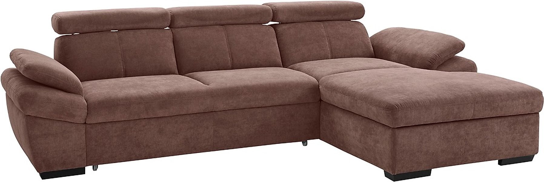 exxpo - sofa fashion Ecksofa »Salerno, inkl. Kopf- und Armteilverstellung, günstig online kaufen