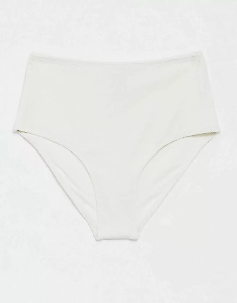 & Other Stories – Bikiniunterteil in gebrochenem Weiß mit hohem Bund günstig online kaufen