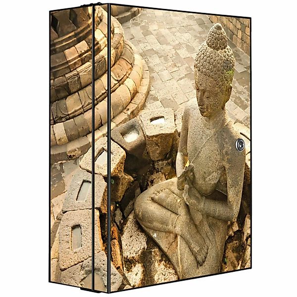 Banjado XXL Medizinschrank Abschliessbar 35x46x15cm Arzneischrank Anthrazit günstig online kaufen
