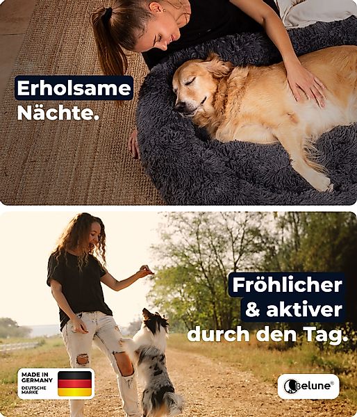 Belune Tierbett Kuschelweiches Hundebett mit Bezug günstig online kaufen