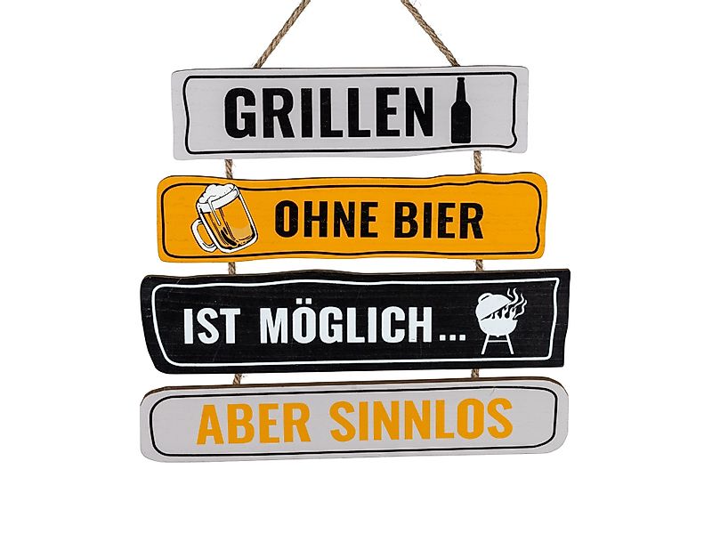 Small-Preis Dekohänger Gartenschild mit Grillregeln - günstig online kaufen