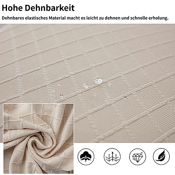 BYSURE Stuhlbezug Stretch Stuhlbezug Jacquard Esszimmerstühlhussen günstig online kaufen
