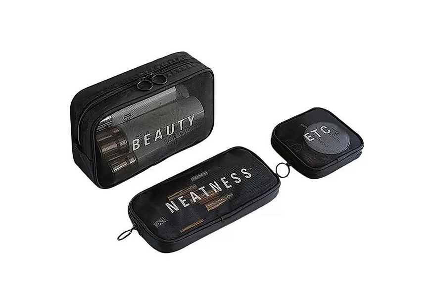 VERCO Kosmetiktasche Reise Make-Up Kulturbeutel Beautycase (3-tlg), Kosmeti günstig online kaufen