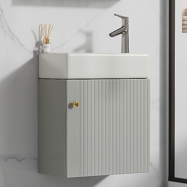 Flieks Waschtisch (1-St., Badschrank mit Keramikbecken günstig online kaufen