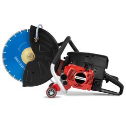 EBERTH Benzin Trennschleifer Motorflex 350mm Trennscheibe 2-Takt Motor mit günstig online kaufen